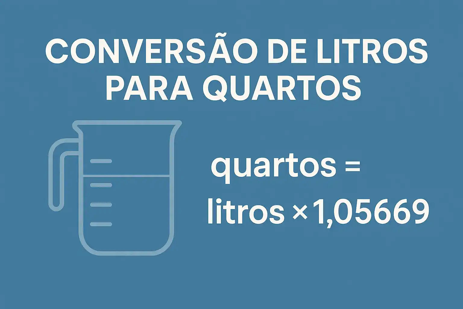 Litros para Quartos - Conversão Rápida e Precisa