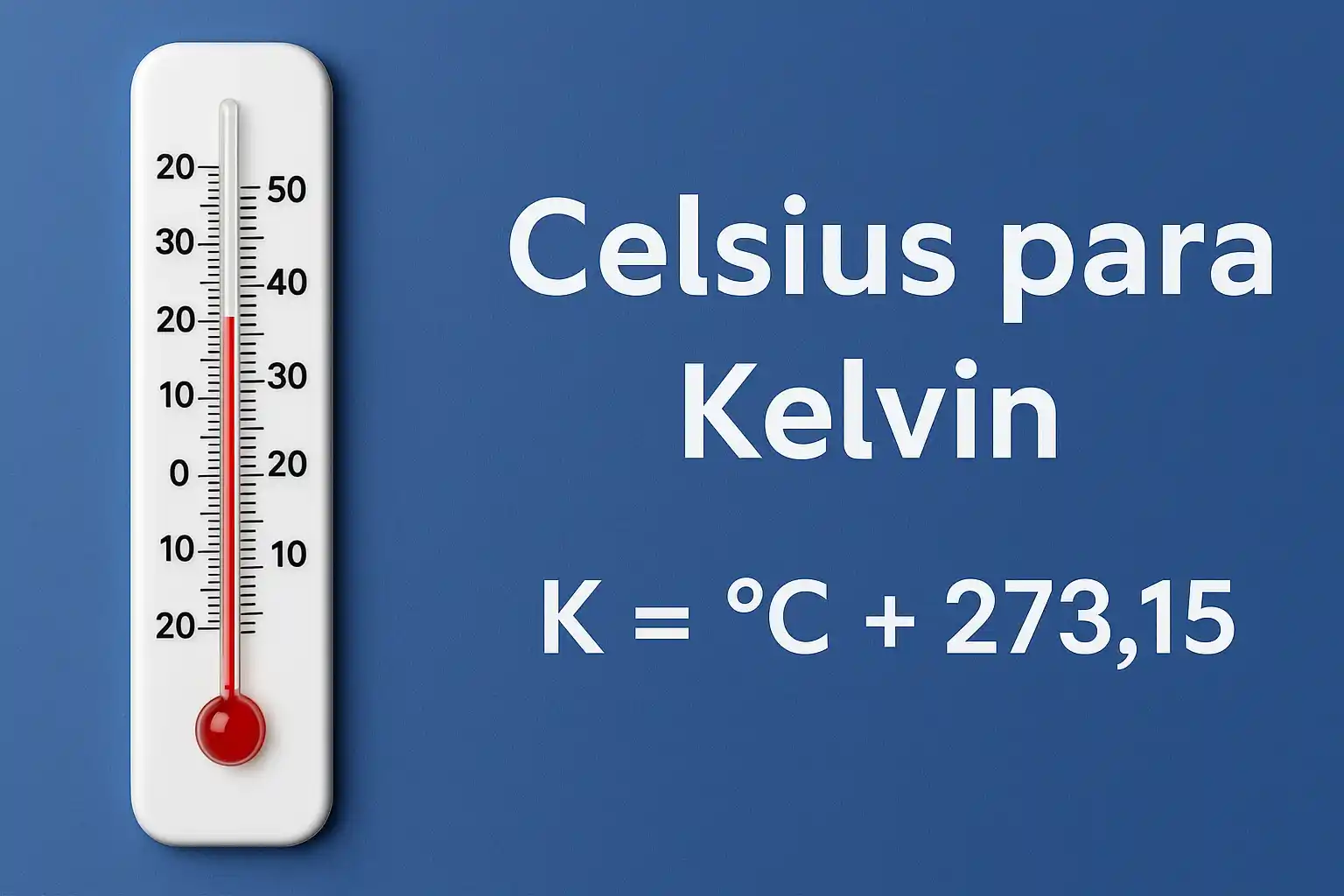 celsius para kelvin